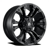 Fuel 1PC Aluminum Rim D560 VAPOR 18X9in Matte Black Finish, D56018909844