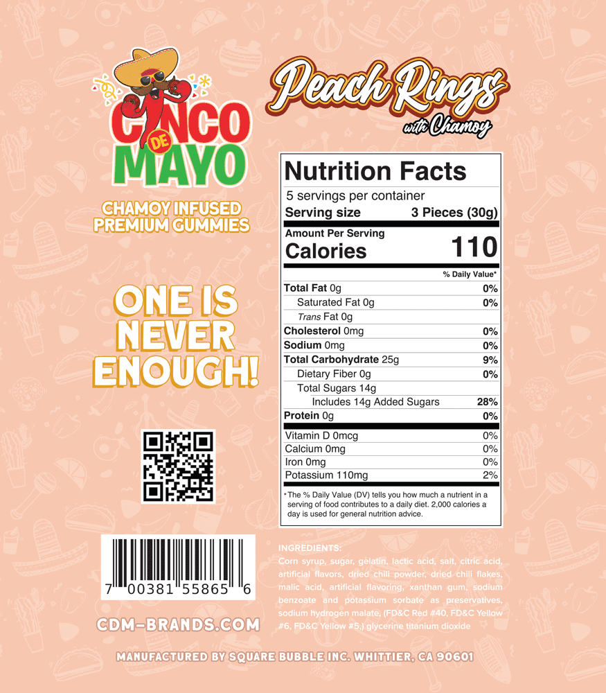 Chamoy Gummy Candy 4 Pack