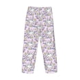 thumbnail image 5 of Xecao Purple Rabbit Men's Straight Lounge Pajama Pants: The Ultimate in Comfortable Sleepwear, 5 of 9