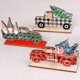 thumbnail image 3 of Christmas Tree Wooden Car Hanging Ornaments, 3 of 4