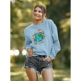 thumbnail image 2 of Protect The World Quote Sweatshirt Women -Image by Shutterstock, Female 3X-Large, 2 of 4