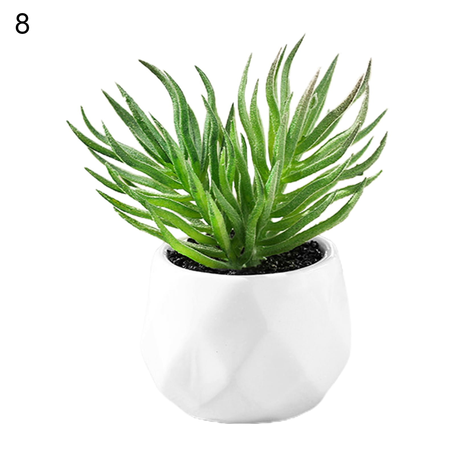 Succulents Potted Simulation with Flower Pot Mini Different Artificial Succulents Potted Plant