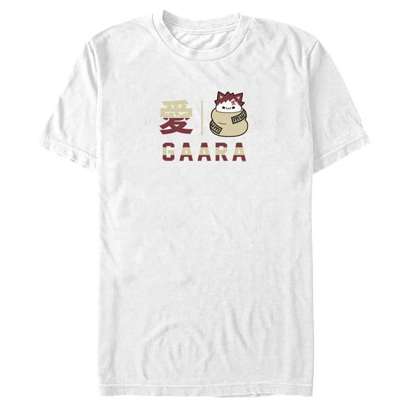 Men's Naruto Nyaruto Gaara Symbol Graphic T-Shirt