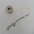thumbnail image 3 of 15m Scuba Diving Aluminum Alloy Spool Finger Snap Compact Reel with Bolt Snap Bolt Snap Hook Gray, 3 of 9