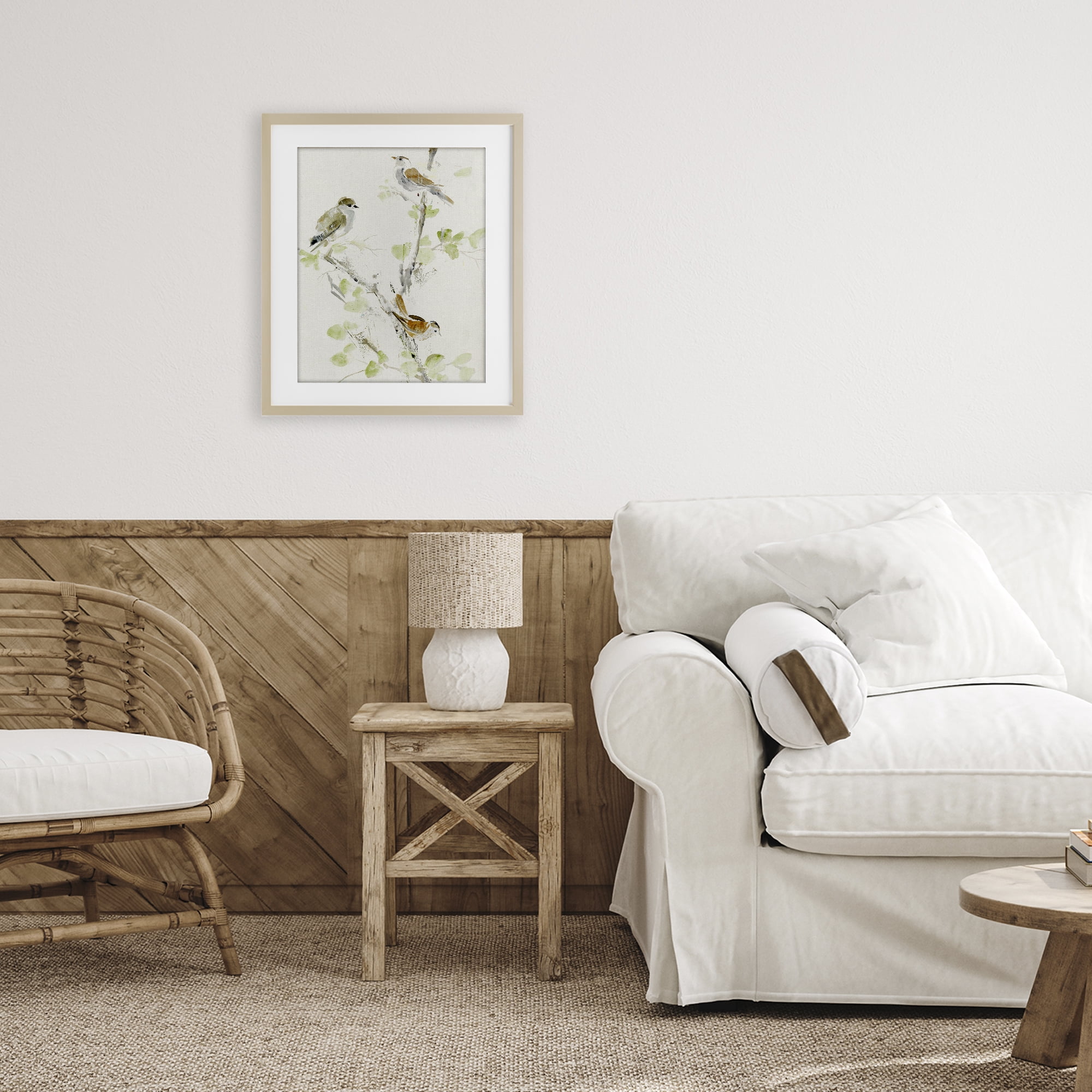 Stupell Industries Delicate Feathers Abstraction Birch Framed Print Under Glass, design by Lorenzo Collective