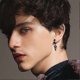 thumbnail image 2 of Men Earrings, Stainless Steel Hoop Stud Earrings Set for Women Girls, 3 Pairs/6 Pairs/10Pairs Small Huge Sliver Gold Black, 2 of 4