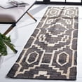 thumbnail image 2 of SAFAVIEH Natural Fiber Natalie Geometric Runner Rug, Black/Ivory, 2'3" x 9', 2 of 8