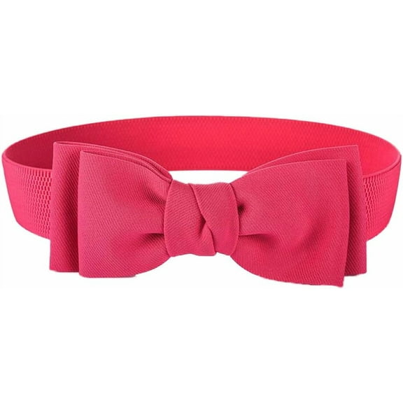 YooGuoGuo Women Girls Belt Fashion Bowknot Design Waist Belt Chic Elastic Stretch Waist Band