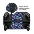 thumbnail image 2 of Pofeuu Blue Skull Flower Print Luggage Suitcase Cover Protector Luggage Washable Covers Aesthetic for 18/24/28/32 inch Luggage（No luggage included）-Large, 2 of 7