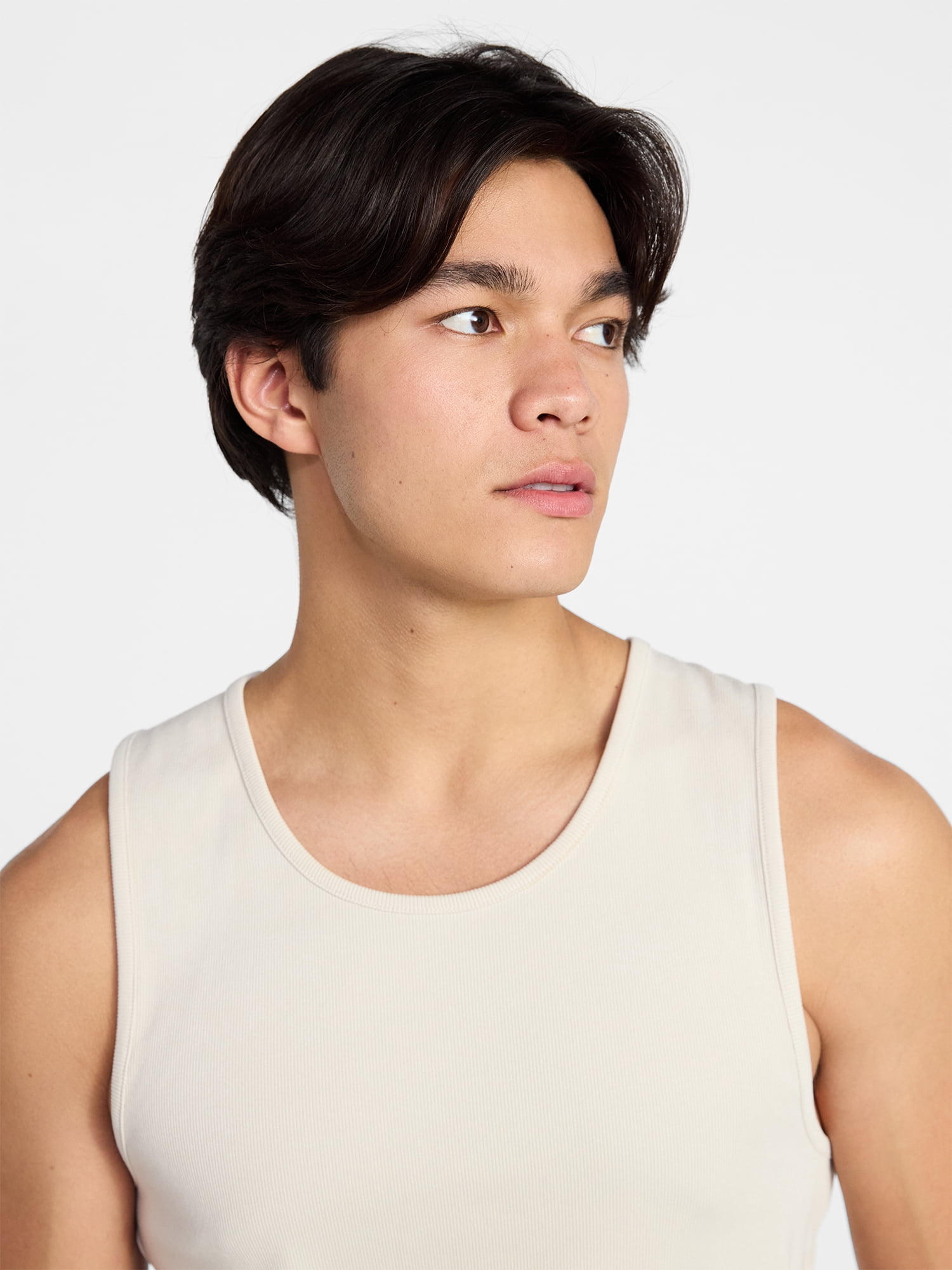 No Boundaries Ribbed Tank Top, Men's XS-5XL