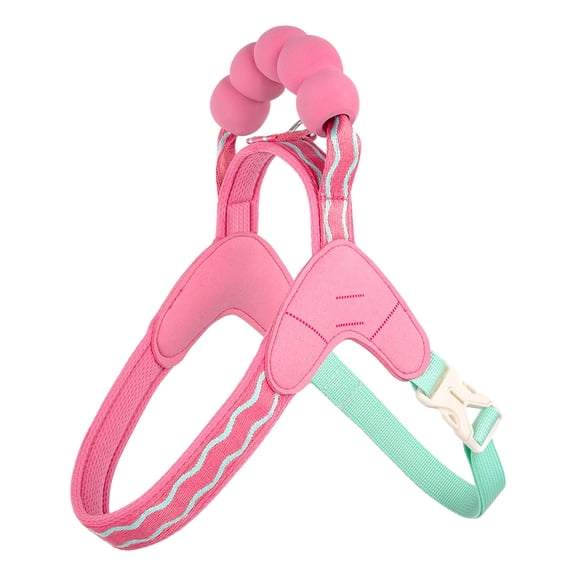 Breathable No-Pull Dog Harness and Leash Set for Small Medium Large Dogs Multi-Point Adjustable Metal D-Ring Bubble Cotton Padded Saddle Vest for Training Walking