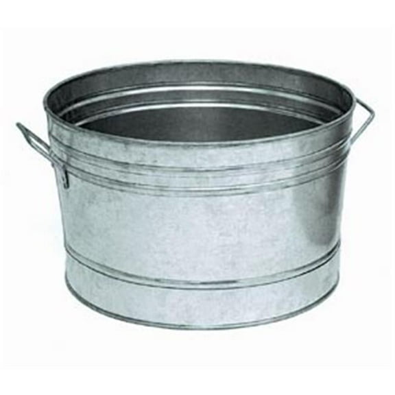 Achla C-50 Galvanized Steel Tub Round Outdoor Cooler - C-50