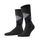 thumbnail image 1 of Calcetines de hombre Burlington - King, algodón, diseño de rombos, emblema del logotipo Antracita/Gris 40-46, 1 of 4