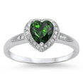 thumbnail image 4 of His Hers CZ Wedding Ring Set Sterling Silver Black Titanium Wedding Bands Him Her 12/8, 4 of 5