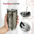 thumbnail image 4 of Old Lives Matter Gifts for Men, Stainless Steel 20oz Camo Coffee Tumbler, Birthday Gifts for Dad from Daughter Son Child, Retirement Military Gag Gifts for Grandpa Uncle Old Men, 4 of 6