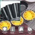 thumbnail image 3 of Moldes para Tartas de Huevo JM 12 Uds Acero al Carbono Reutilizables, 3 of 5