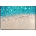 thumbnail image 4 of SKYSONIC 72x48in Summer Blue Ocean Beach Area Rug, Non-Slip Floor Carpet for Indoor Living Dining Room and Bedroom Area, 4 of 7