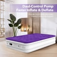 thumbnail image 5 of CHILLSUN Queen Air Mattress with Built-in Pump, 18" Double-High Inflatable Bed for Home & Camping, 5 of 7