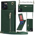 thumbnail image 3 of facefd Wallet Case for iphone PU Zipper Wallet Smartphone Case with Card Holder & Shoulder Strap, 3 of 4