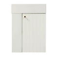 thumbnail image 5 of Spaco 18.5 inch Modern Floating Bathroom Vanity with Resin Basin, Vanity with Left Side Storage for Indoor as Small Bathrooms, White, 5 of 20