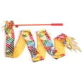 thumbnail image 1 of OUNONA 5Pack Colorful Dance Ribbons for Children Rhythmic Gymnastics 200x52cm, 1 of 6