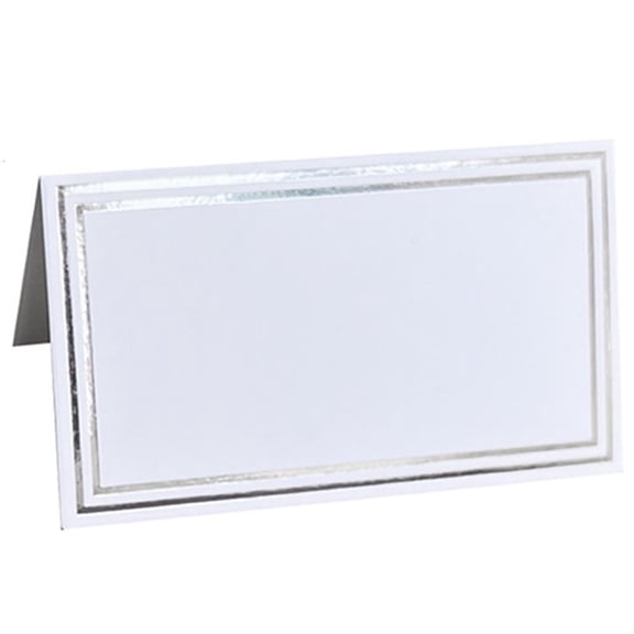 Necvior Pack of 50 Table Name Cards Elegant Place Cards Decorations Party Seating Card