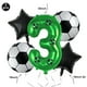 thumbnail image 4 of Kit de globos de fútbol, decoración de cumpleaños para niños, suministros para fiestas de cumpleaños de fútbol, globos para fiestas de fútbol, recuerdos para fiestas con temática deportiva de fútbol, 4 of 5