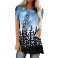 thumbnail image 1 of Camisetas de cuello redondo para mujer Camisetas con estampado vintage Camisetas de manga corta Blusa Tops Fridja  bn4404, 1 of 5