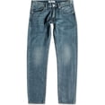 thumbnail image 1 of Quiksilver Revolver Vintage Straight Leg Jeans para Hombre, Azul, 33W x 32L Quiksilver Pierna recta, 1 of 1
