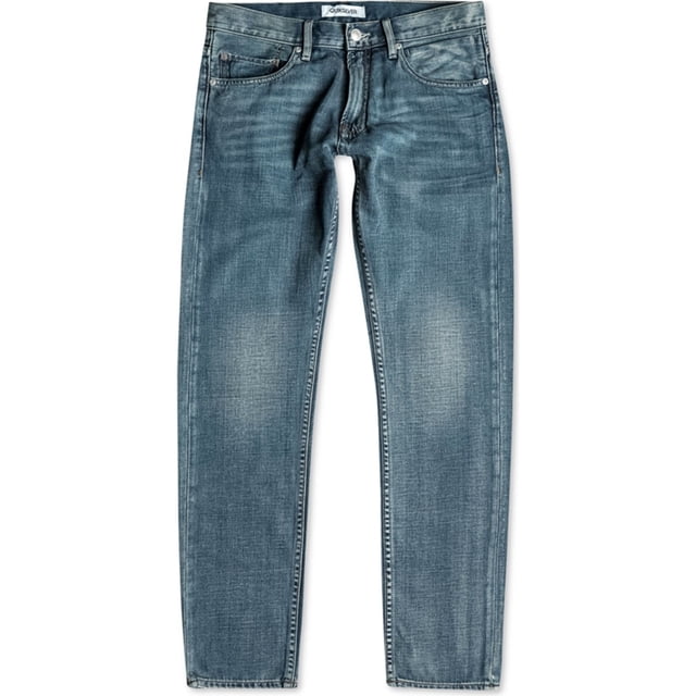 Quiksilver Revolver Vintage Straight Leg Jeans para Hombre, Azul, 33W x 32L Quiksilver Pierna recta