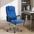 thumbnail image 2 of Vinsetto Chaise de Bureau à Dossier Haut, Hauteur Réglable, Chaise de Bureau avec Roulettes, Noir (Ensemble de 1), 2 of 10