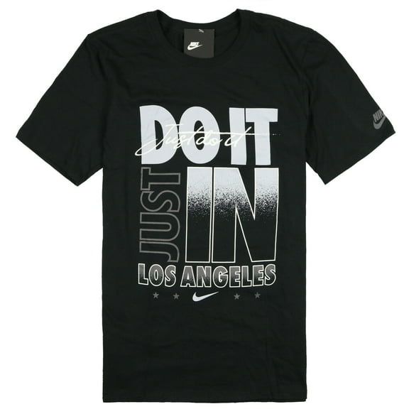 Nike Men's Just Do It Los Angeles T-Shirt Small Black White Air Max JDI