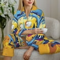 thumbnail image 6 of Naloa Funny Alarm Clock Illustration Pajamas for Women Set, Womens Pajama Sets, Lounge Sets for Women, 2pjs for Women-Large, 6 of 7