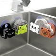 thumbnail image 3 of 2 Pcs Kitchen Organizer Suction Cup Sink Drain Rack Sponge Storage Holder Kitchen Sink Soap Rack Drainer Rack Bathroom Accessories， Brown Bear, 3 of 9