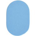 thumbnail image 1 of Rhody Rug HB07B010X008 Panier Tressé Bleu Aqua Uni 10 x 8 Po., 1 of 1