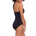 thumbnail image 3 of Ralph Lauren BLACK Beach Club Solids Hi Neck 1-Pc Swimsuit, US 6, UK 8 NWOT, 3 of 4