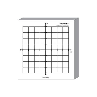  MiniPLOT Graph Paper Pads: 5 Pads of 3x3 inch pre-Printed  Sticky Notes. Each pad Contains 50 Sheets of releasable Adhesive Backed  graphs with NO AXIS. Use for Homework, Taking Notes