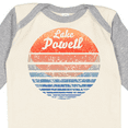 thumbnail image 4 of Inktastic Lake Powell Distressed Retro Sunset Boys or Girls Long Sleeve Baby Bodysuit, 4 of 5