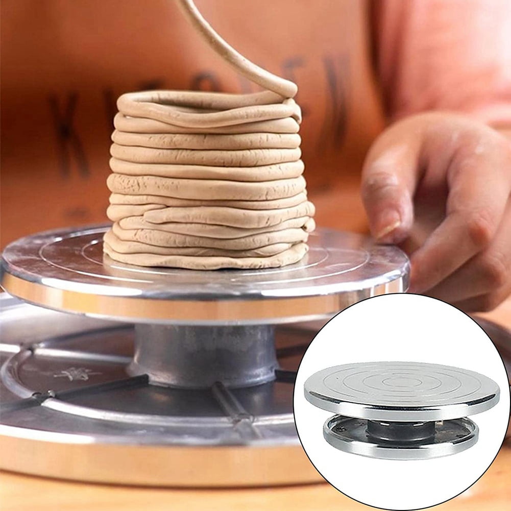 Heavy Duty Sculpting Wheel Turntable Pottery Stand Revolving DIY Tool Art Crafts Platform for Model Building - 15cm