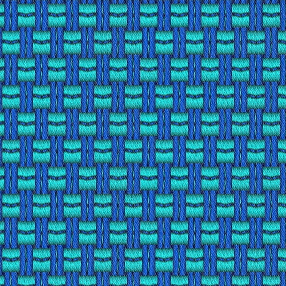 Ahgly Company Machine Washable Indoor Square Transitional Blueberry Blue Area Rugs, 5' Square