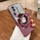 thumbnail image 4 of Funda Para Oppo Carcasa Celular Brillo Con Soporte De Anillo, 4 of 8