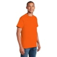 thumbnail image 5 of Gildan Short Sleeve T-Shirt for Men, Heavy Cotton Crewneck Classic Shirt, Orange Tee, S, 5 of 6