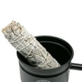 thumbnail image 5 of Soul Sticks Flower of Life Metal Smudge Sage and Incense Burner Pot Cauldron with Wooden Handle For Smudging Cleansing and Blessing, 5 of 5