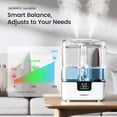 thumbnail image 4 of MERONTE Smart Humidifiers for Bedroom Large Room Home, 6L Cool Mist Top Fill Humidifier with Essential Oil Diffuser, Smart App & Voice Control, for N, 4 of 8