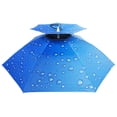 thumbnail image 1 of Coofit Chapeau Parapluie Pliable Réglable Multifonctions Soleil Chapeau de Pluie Casque d'Extérieur, 1 of 10