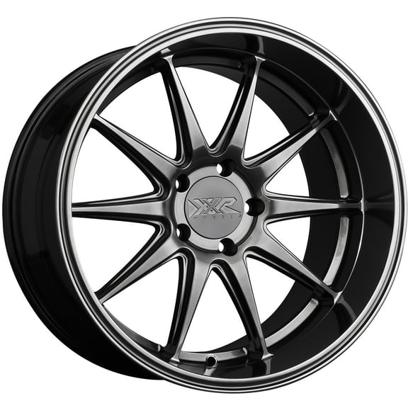 XXR 527D 18x10.5 5x114.3 20et Chromium Black Wheel