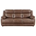 thumbnail image 4 of Ellington 2-piece Upholstered Padded Arm Sofa Set Dark Brown, 4 of 13