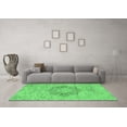 thumbnail image 3 of Ahgly Company Indoor Rectangle Abstract Emerald Green Modern Area Rugs, 2' x 4', 3 of 4