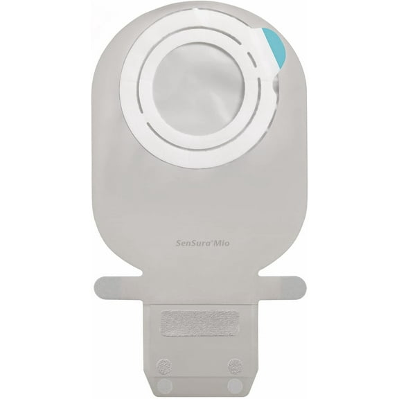 SenSura Mio Flex EasiClose Drainable 11 Inch Length, Maxi 2pc System Ostomy Pouch 50 mm Flange 12272, 10 Ct