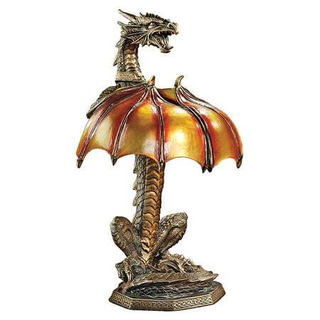 Design Toscano Dragon Strike Illuminated Sculpture Walmart Com Walmart Com
